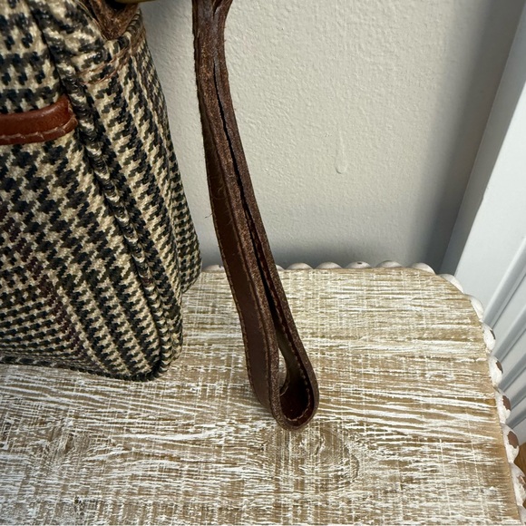 Rare Vintage Ralph Lauren Plaid Small Clutch in Brown and Black - Picture 11 of 13